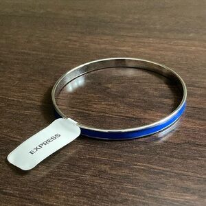 Express Metallic Blue Bangle